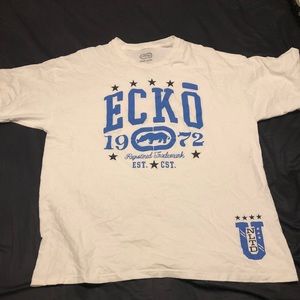 Men’s Ecko shirt blue and white size XXL
